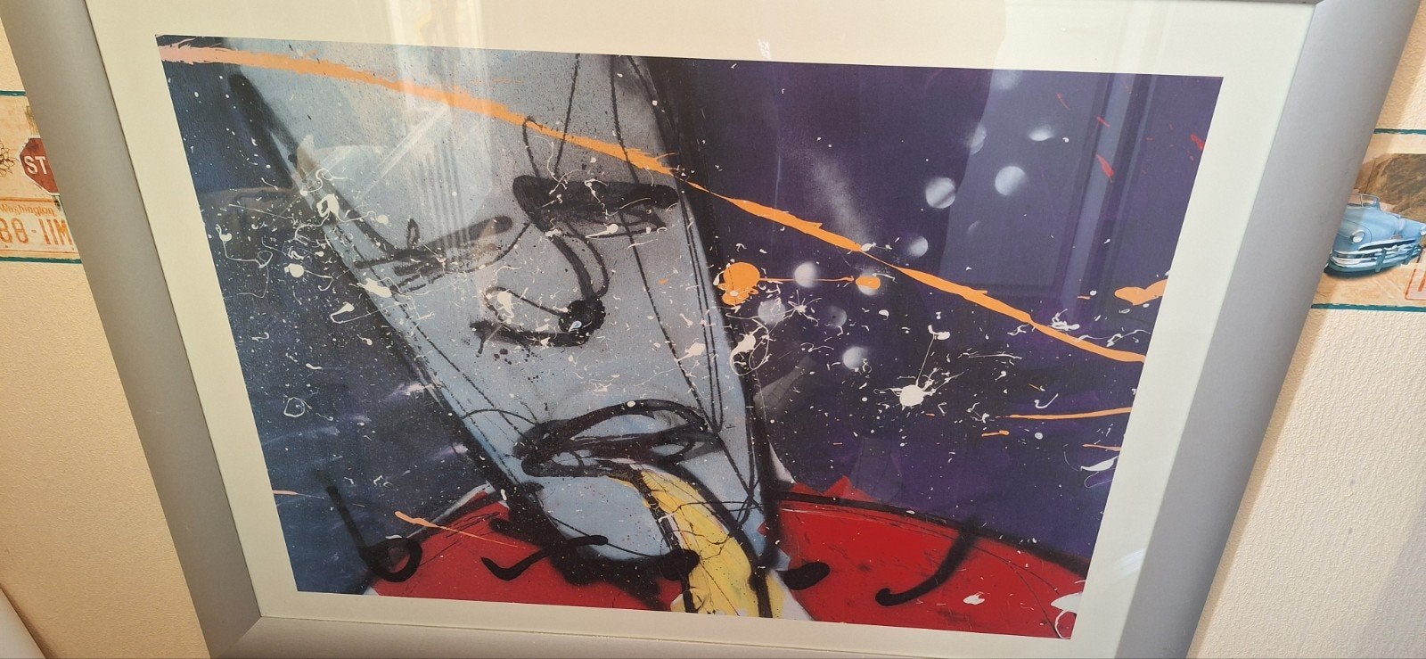 herman brood - levendige kleuren, Abstract, Papier/karton, Ophalen of Verzenden, Print