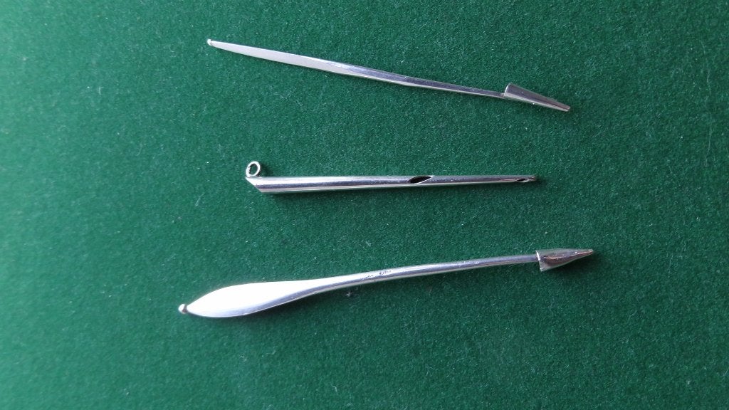 Veterinair - Instrumenten zilver - uierprikker - melklater, Ophalen of Verzenden