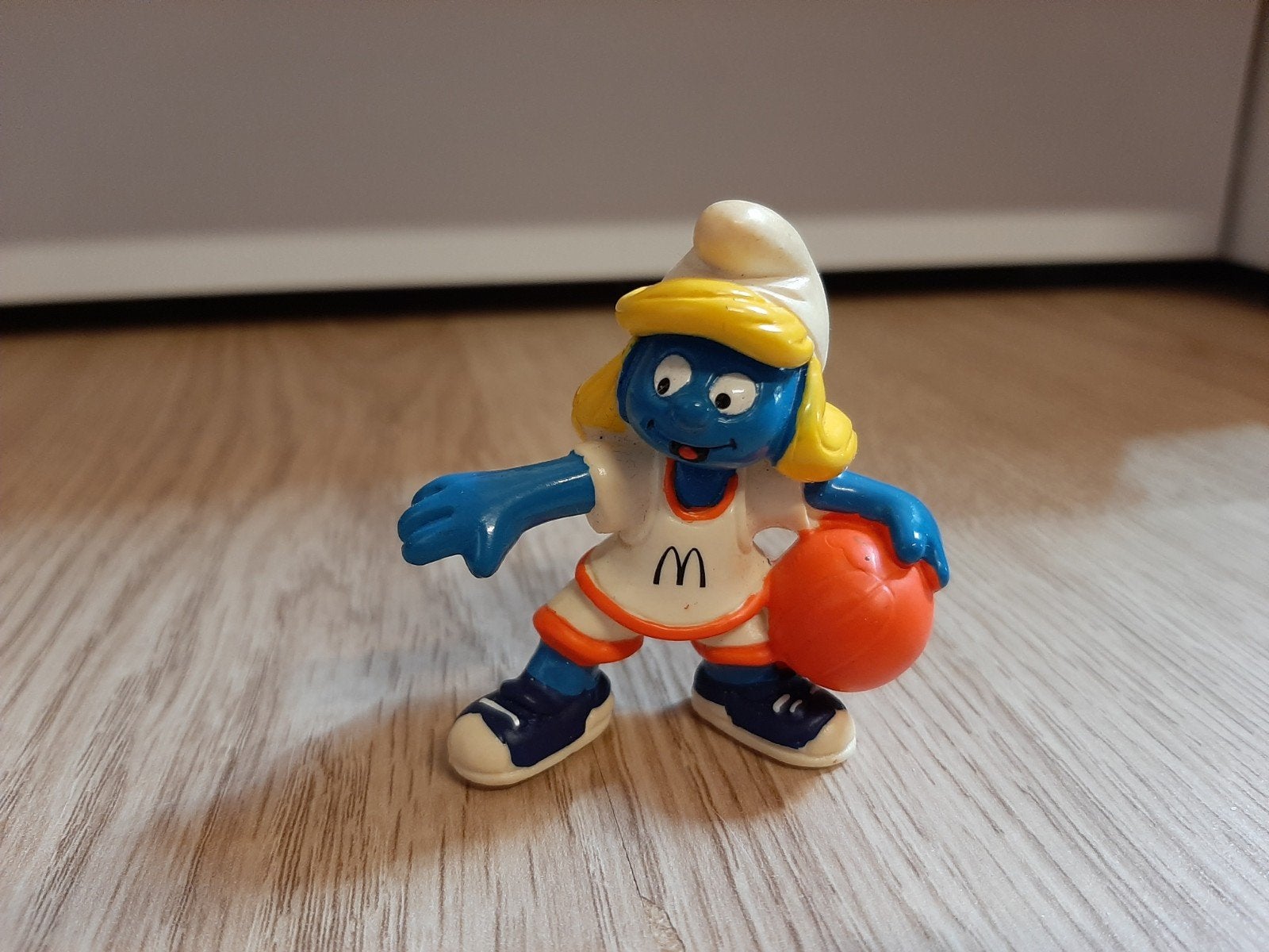 Mcdonalds smurfin basketbal De Smurfen, Verzamelen, Smurfen, Ophalen of Verzenden