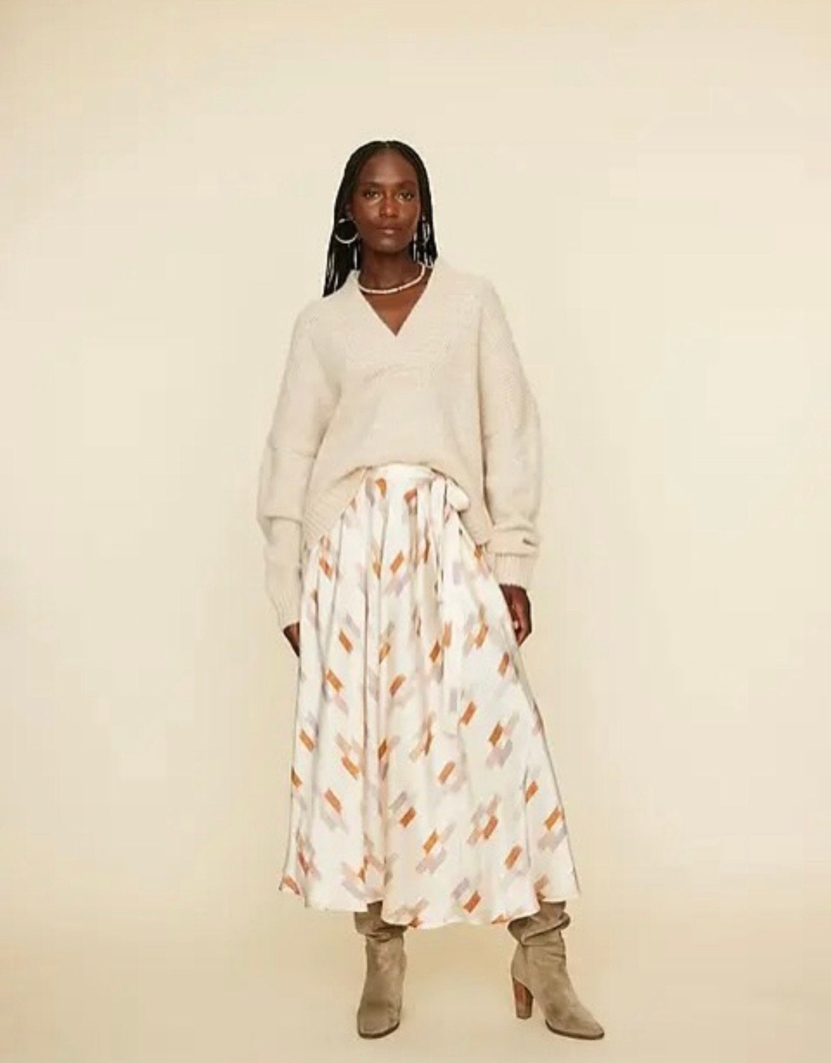 Xirena rok, Verzenden, Nieuw, Maat 38/40 (M), Onder de knie