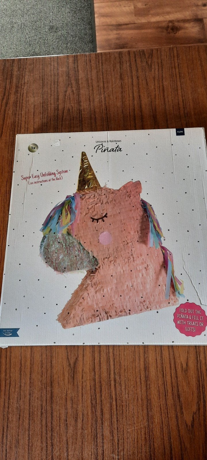 Eenhoorn Piñata - Nieuw in doos, Hobby en Vrije tijd, Feestartikelen, Ophalen, Nieuw, Feestartikel, Verjaardag