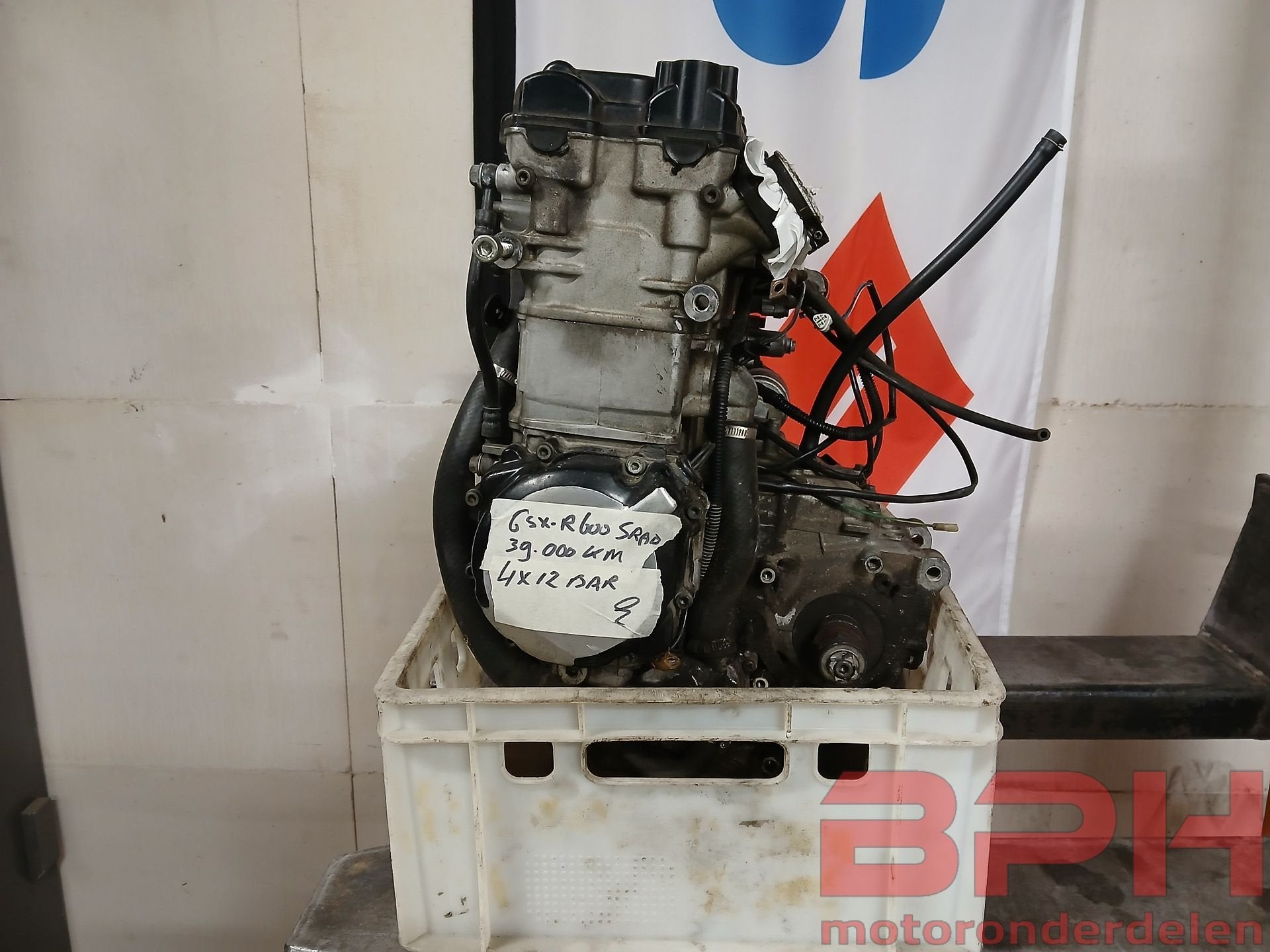 Motorblok Suzuki GSX-R 600 SRAD 1997 t/m 2000 engine motor G, Motoren, Onderdelen | Suzuki, Ophalen, Gebruikt, -, -