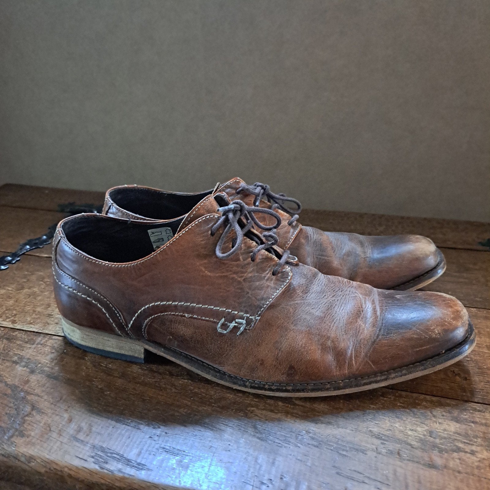 veterschoenen bruin mt 46, Kleding | Heren, Bruin, Ophalen of Verzenden, Gedragen, Vertice