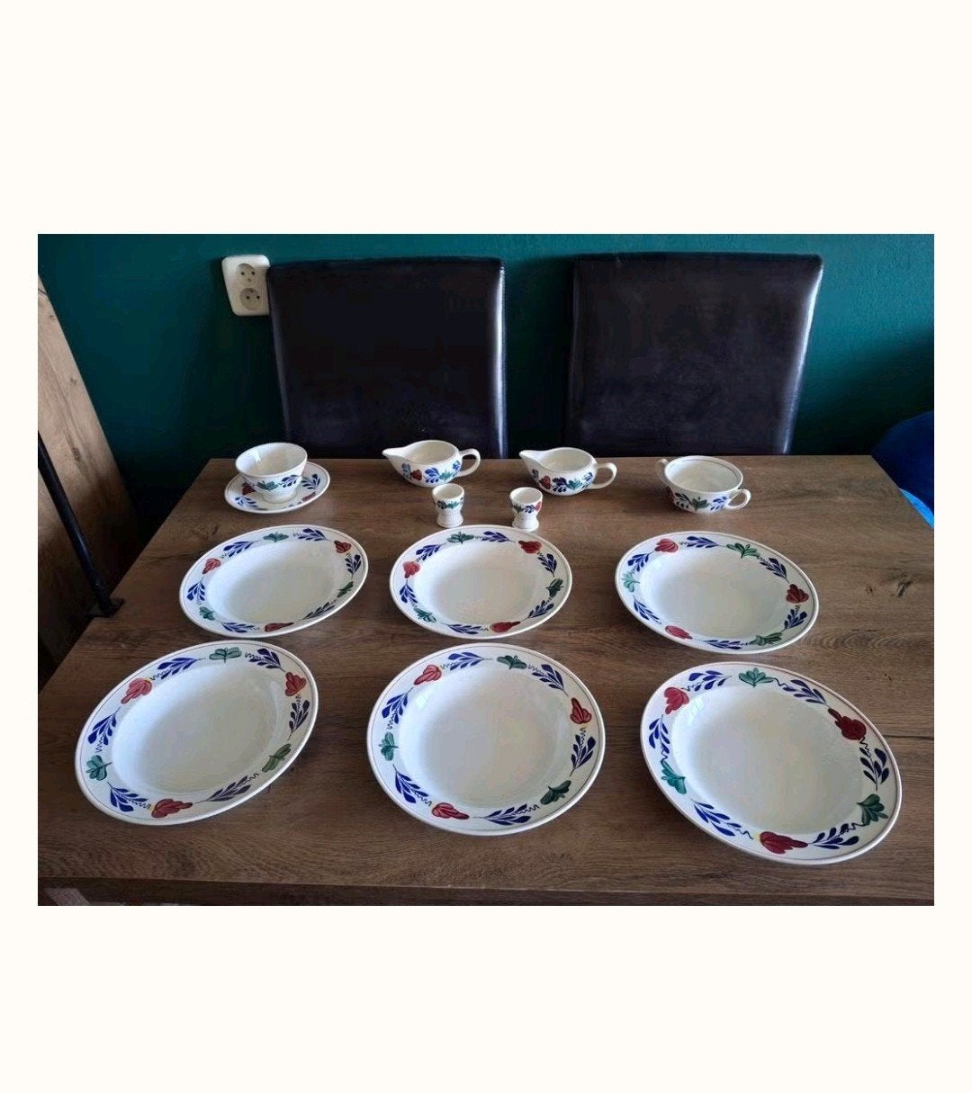 13-delige Boerenbont set – Royal Sphinx & Boch – Handges, Ophalen of Verzenden