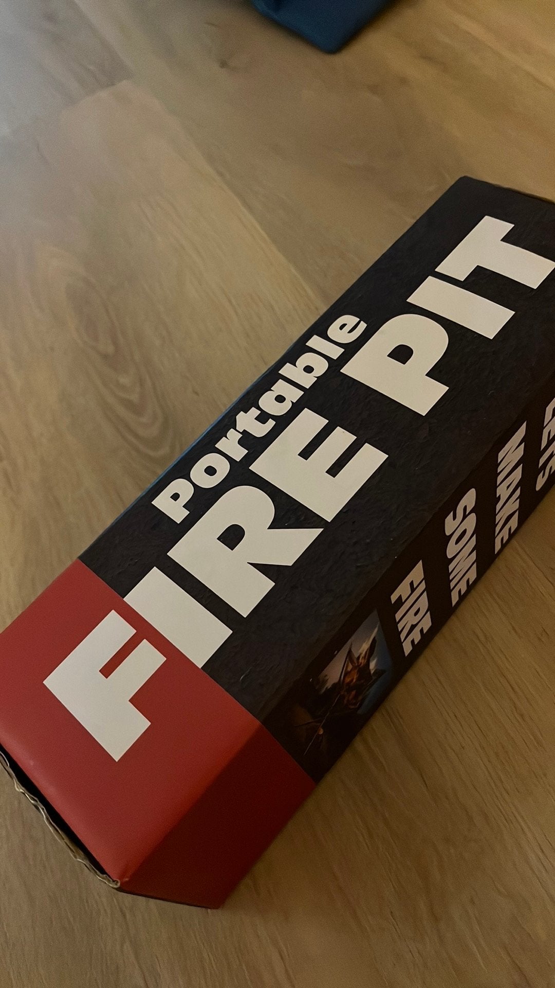 Portable fire pit vuurkorf in doos, Ophalen of Verzenden, Zo goed als nieuw