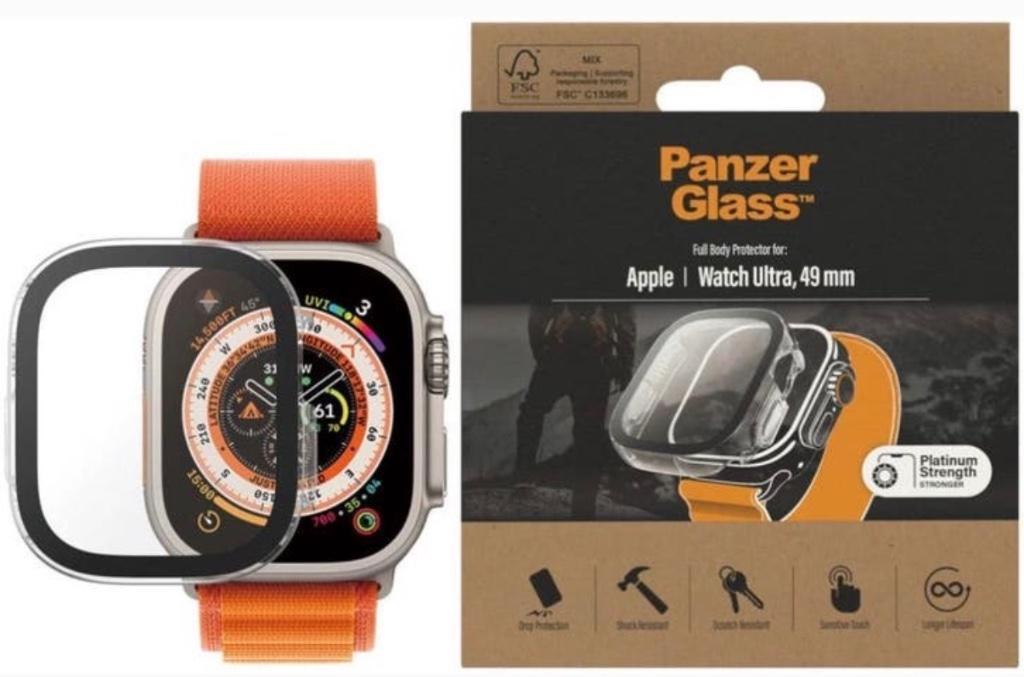 PanzerGlass Full Body - Apple Watch Ultra 3/2/1 Hoesje, Afstand, Apple Watch ⌚️, IOS, Nieuw
