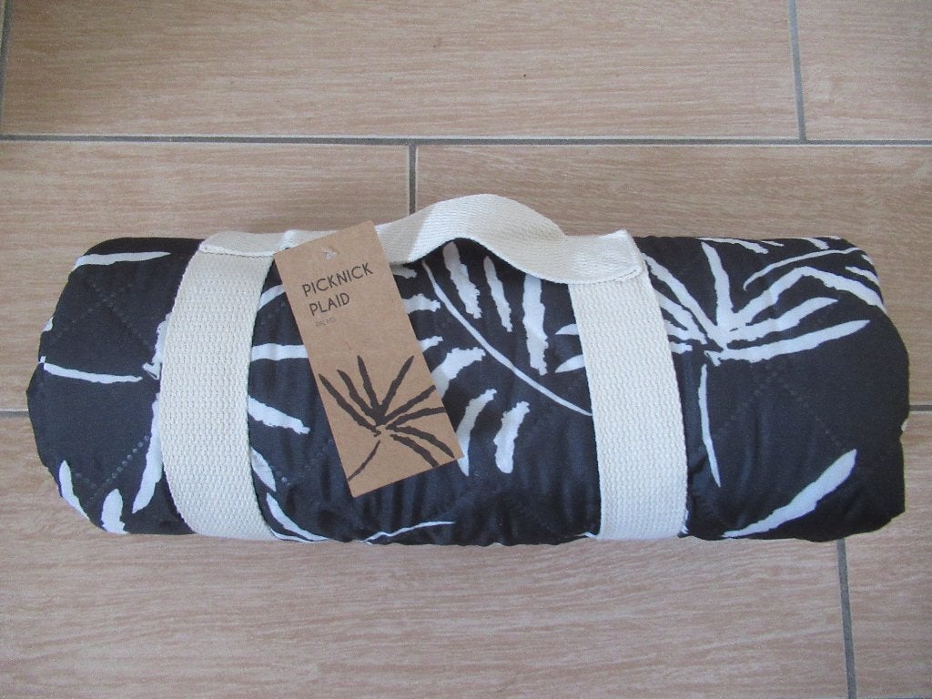 Picknickkleed JENS LIving zwart met palmbomen, Hobby en Vrije tijd, Picknickmanden, Ophalen, Nieuw