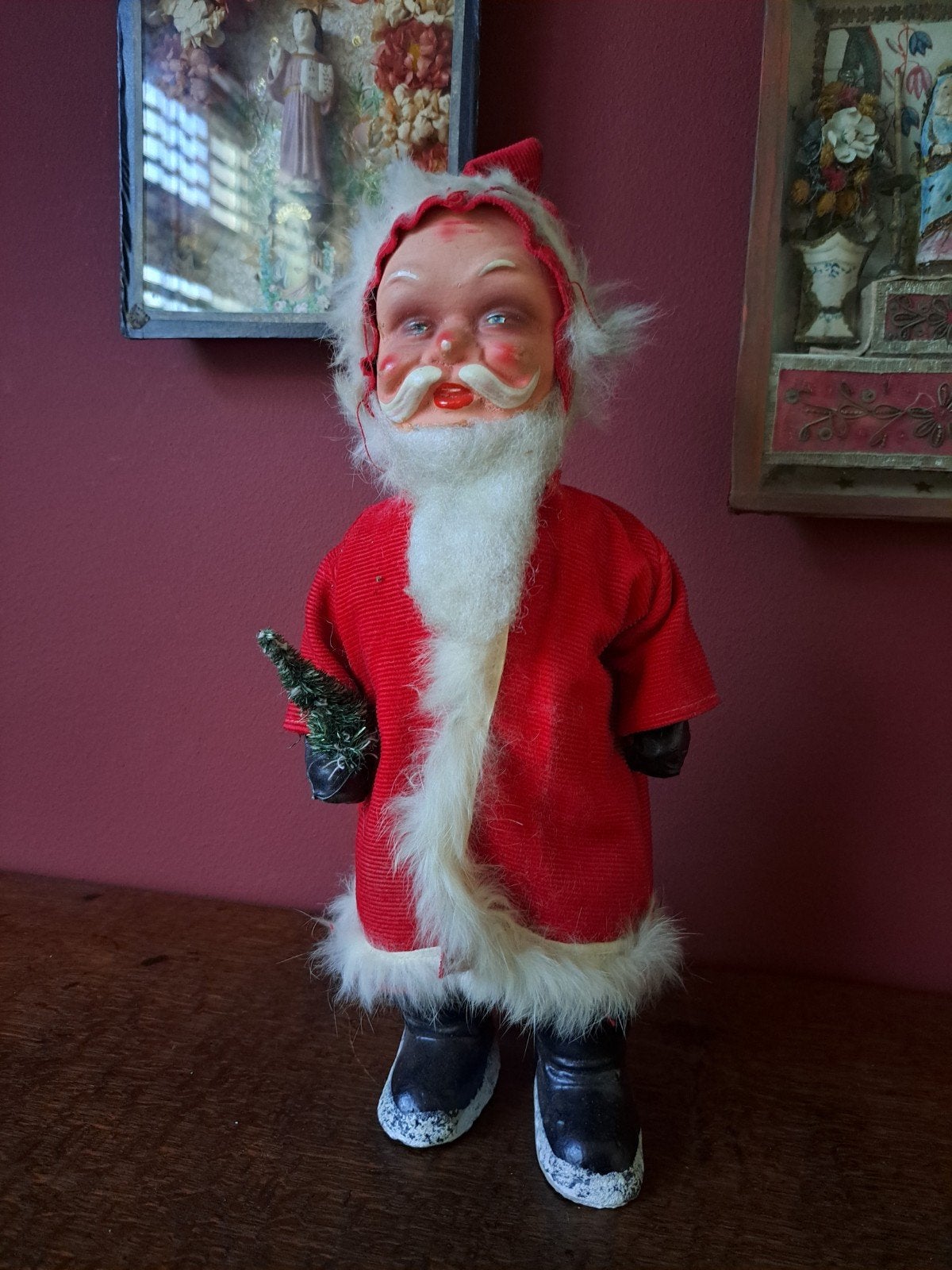 vintage kerstman composiet, Ophalen of Verzenden