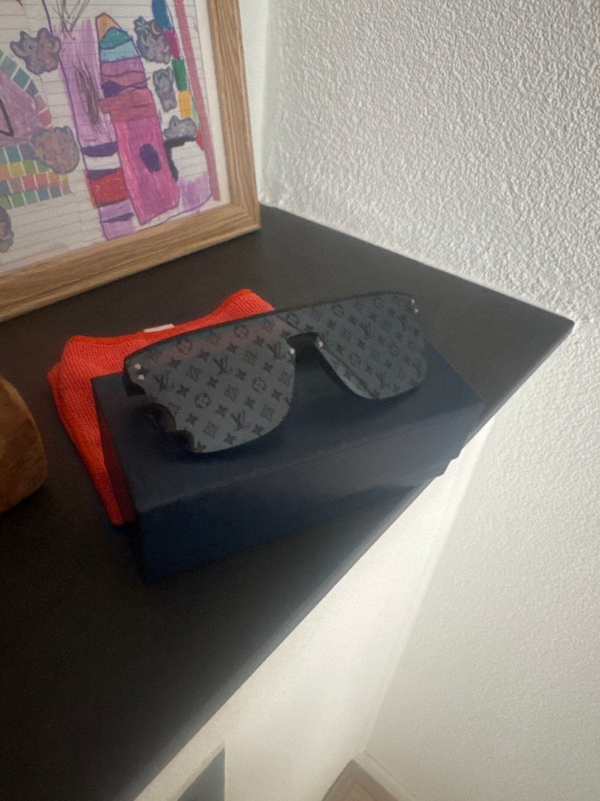 Louis Vuitton Zonnebril Unisex - Compleet met Bon & Boekjes, Zonnebril, Zwart, Nieuw, Ophalen