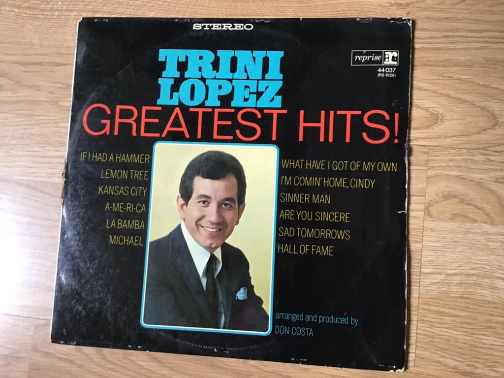 Trini Lopez - Greatest Hits! (Stereo LP), Ophalen of Verzenden, Zo goed als nieuw, 12 inch