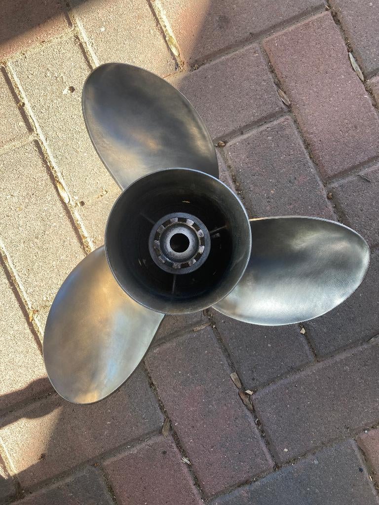 RVS schroef propeller 14 3/8  x 15, Ophalen of Verzenden, Zo goed als nieuw, Motor en Techniek