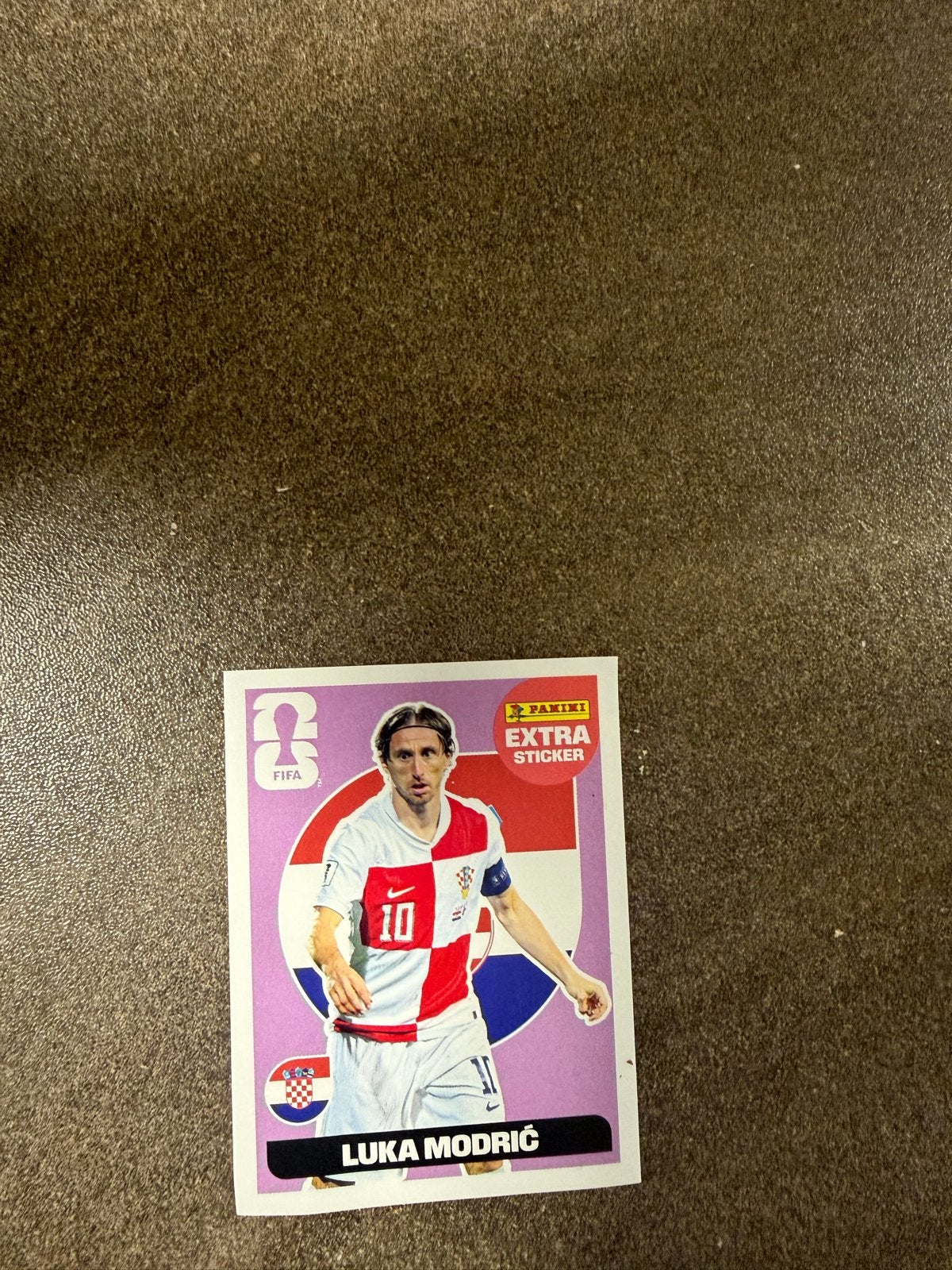 Luka Modric Panini Extra Sticker - FIFA Wereldkampioenschap, Verzamelen, Ophalen of Verzenden, Nieuw, Buitenlandse clubs, Poster, Plaatje of Sticker