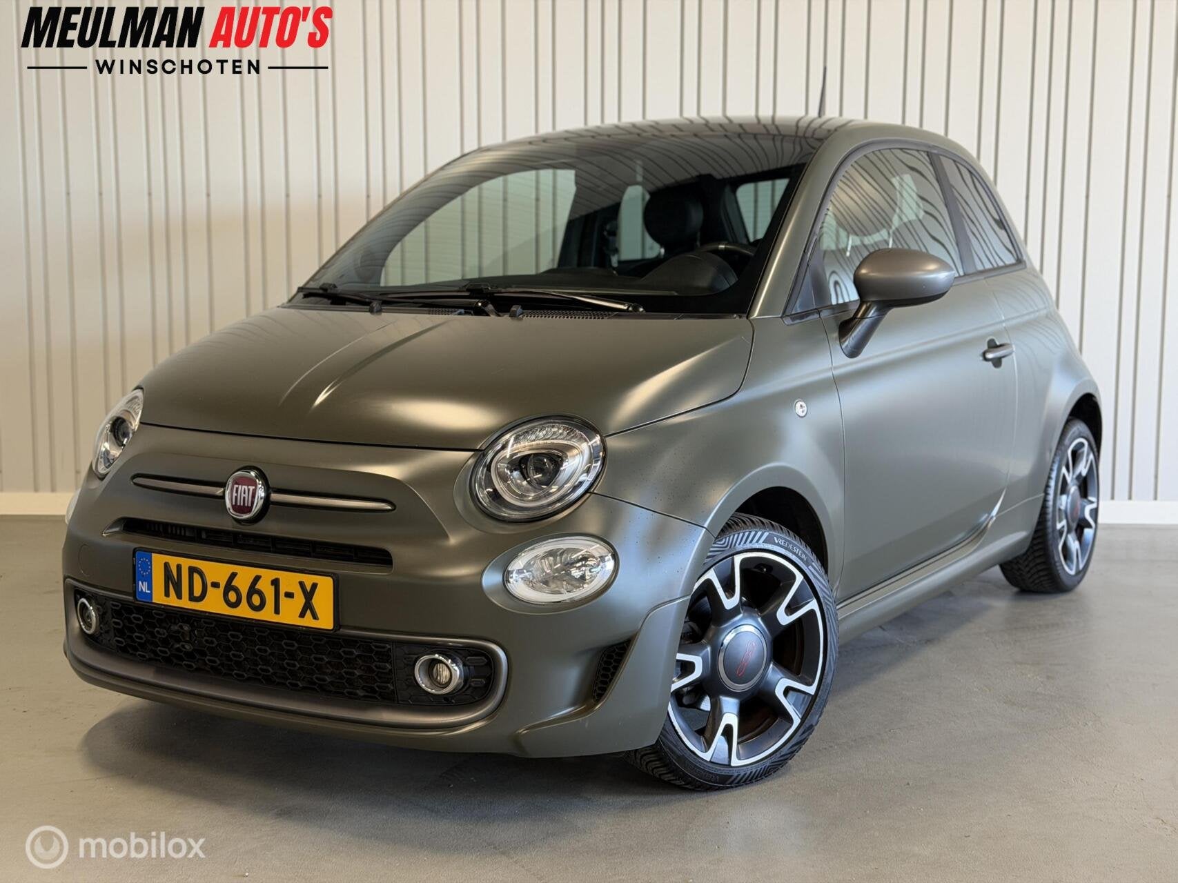 Fiat 500 0.9 TwinAir Turbo Riva, Auto's, Voorwielaandrijving, Gebruikt, Handgeschakeld, 915 kg