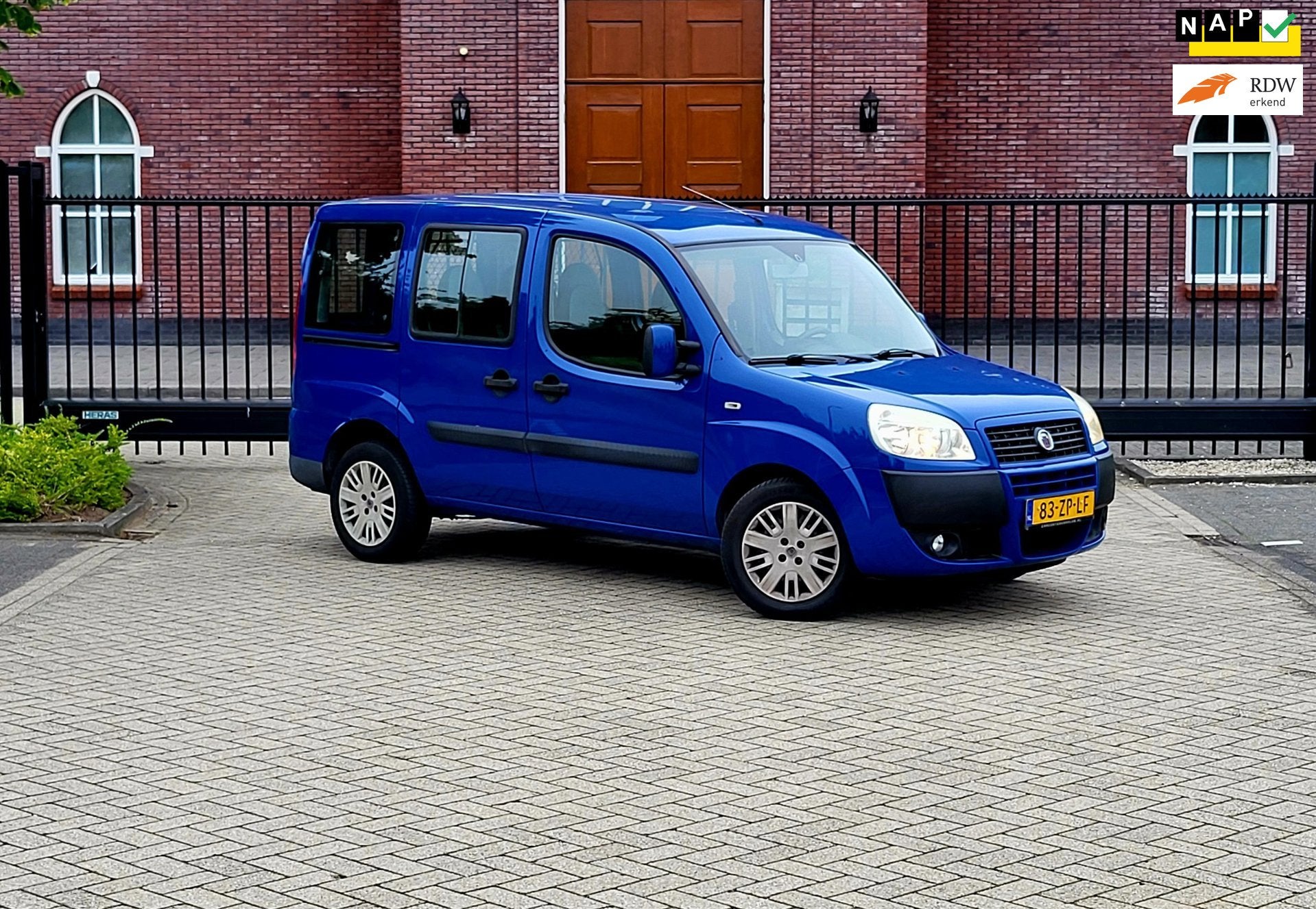 Fiat Doblò 1.4 Dynamic / Airco / Trekhaak / Nap / Hoge inst, Voorwielaandrijving, Gebruikt, Doblo, 4 cilinders