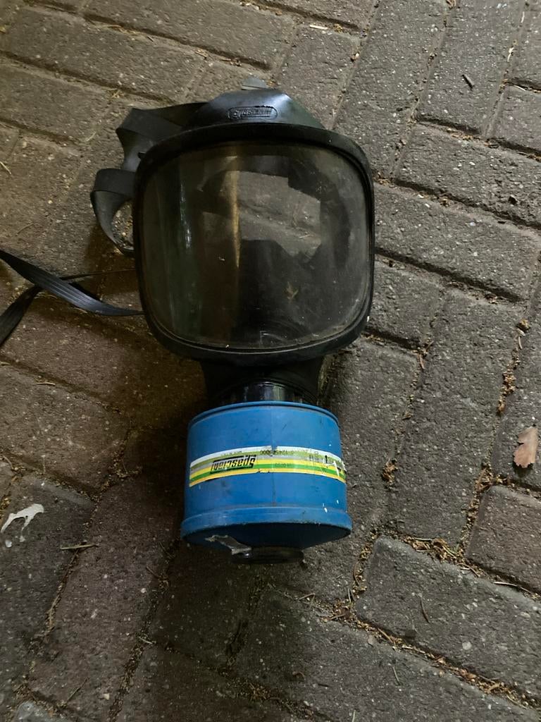Volgelaatsmasker met filter - Gebruikt, Ophalen of Verzenden, Zo goed als nieuw, Volgelaatsmaskers