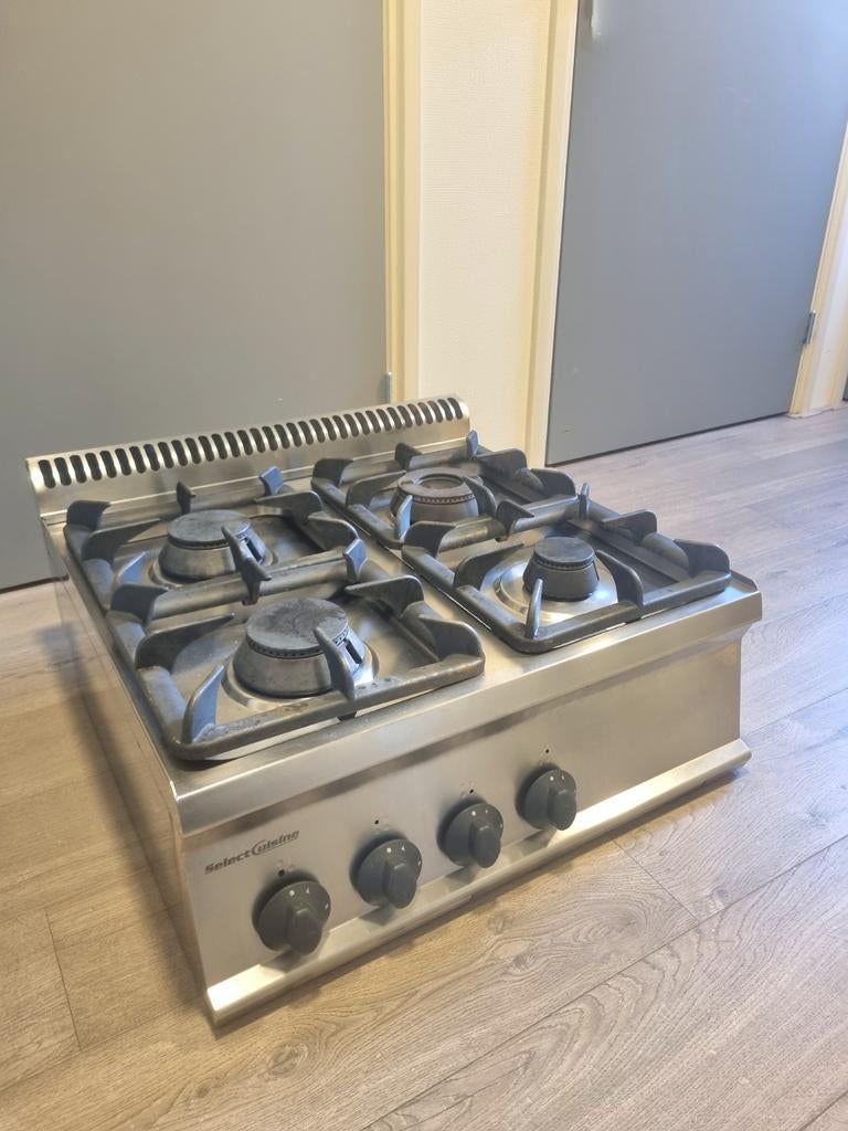 Select Cuisine Gasfornuis 4-pits Horeca, Ophalen, Gebruikt, 60 cm of meer, 4 kookzones