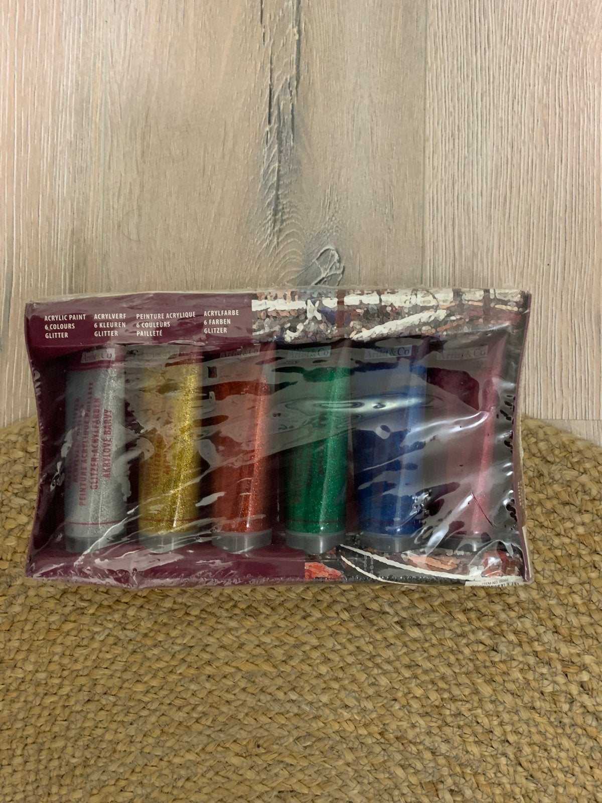 Artist & Co acrylverf glitter, Ophalen of Verzenden, Zo goed als nieuw