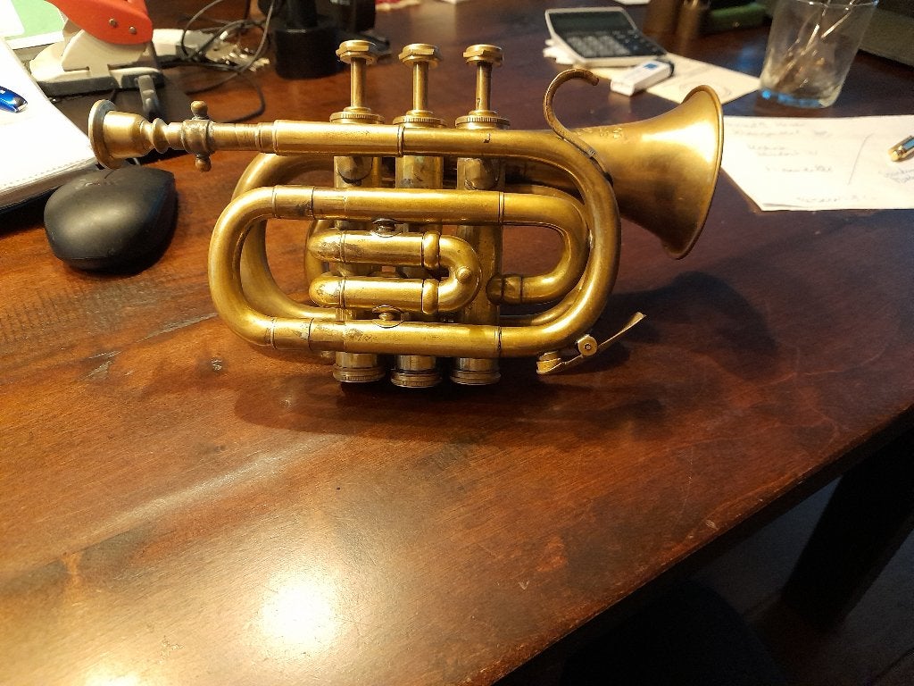 trompet, Muziek en Instrumenten, Ophalen of Verzenden, Gebruikt, Overige typen