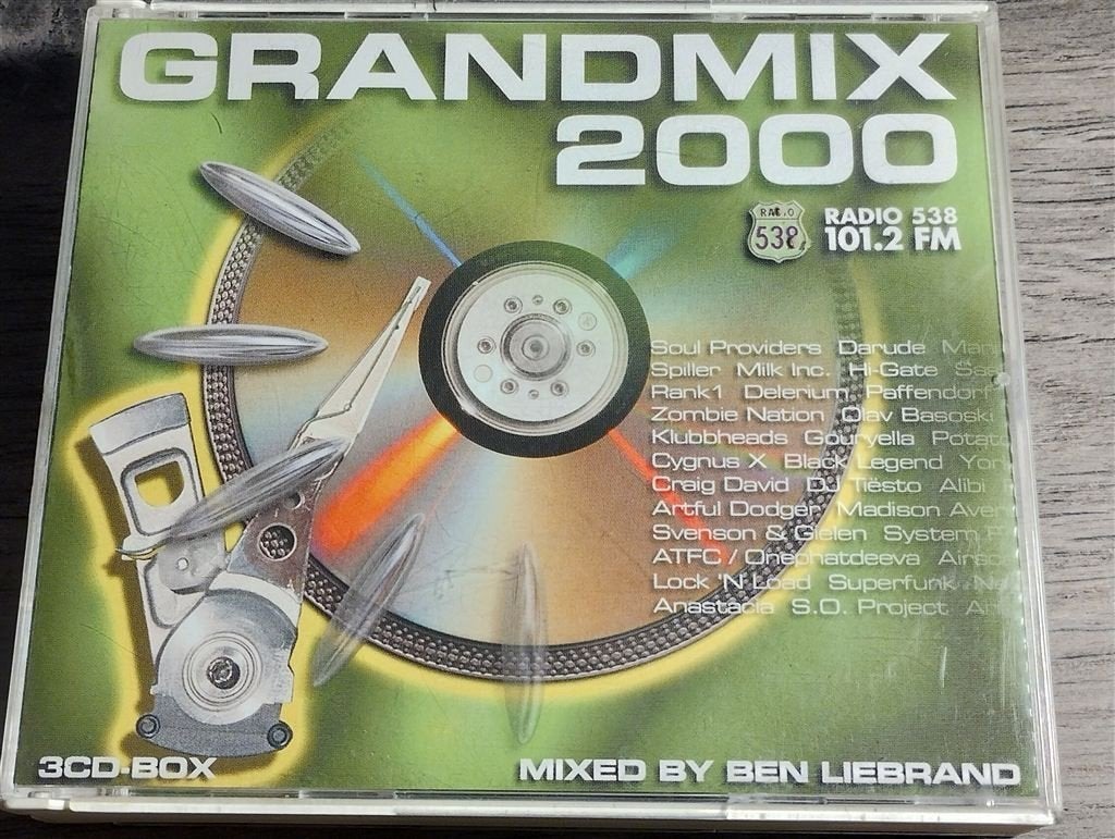 Ben Liebrand - Grandmix 2000 [3 CD], Cd's en Dvd's, Cd's | Dance en House, Ophalen of Verzenden, Zo goed als nieuw, Disco