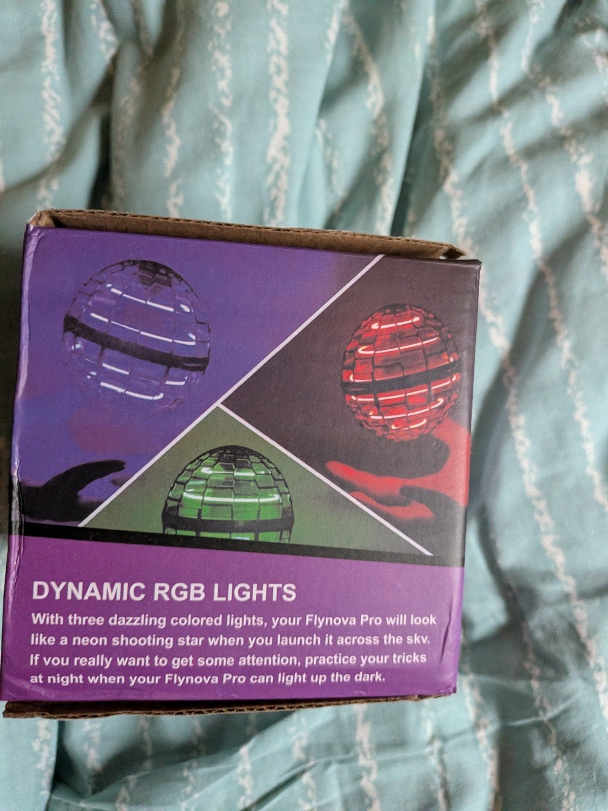 Flynova Pro Vliegende Spinner met RGB Verlichting, Ophalen of Verzenden, Zo goed als nieuw, Jongen of Meisje