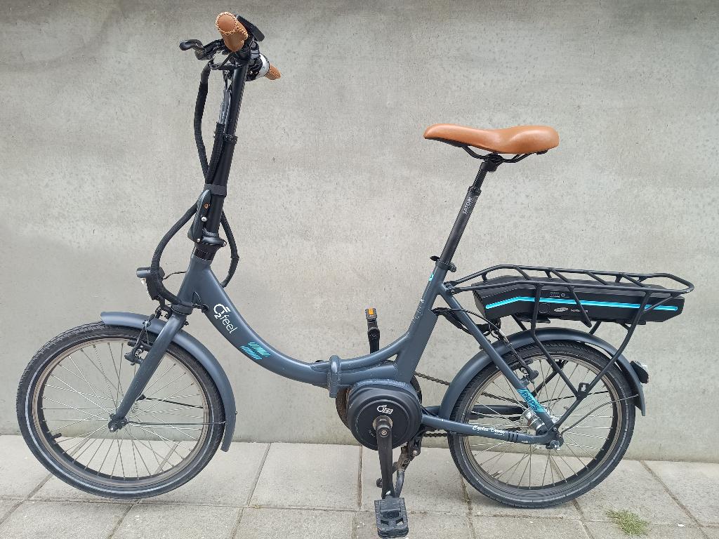 Middenmotor elektrische vouwfiets van O2feel., Ophalen, 20 inch of meer, Gebruikt, Velgrem