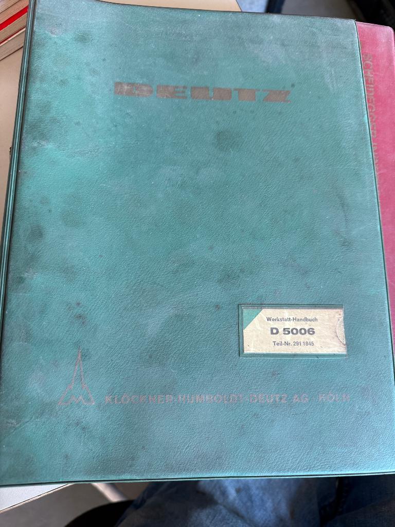 Werkplaats handboek deutz 5006, Ophalen of Verzenden