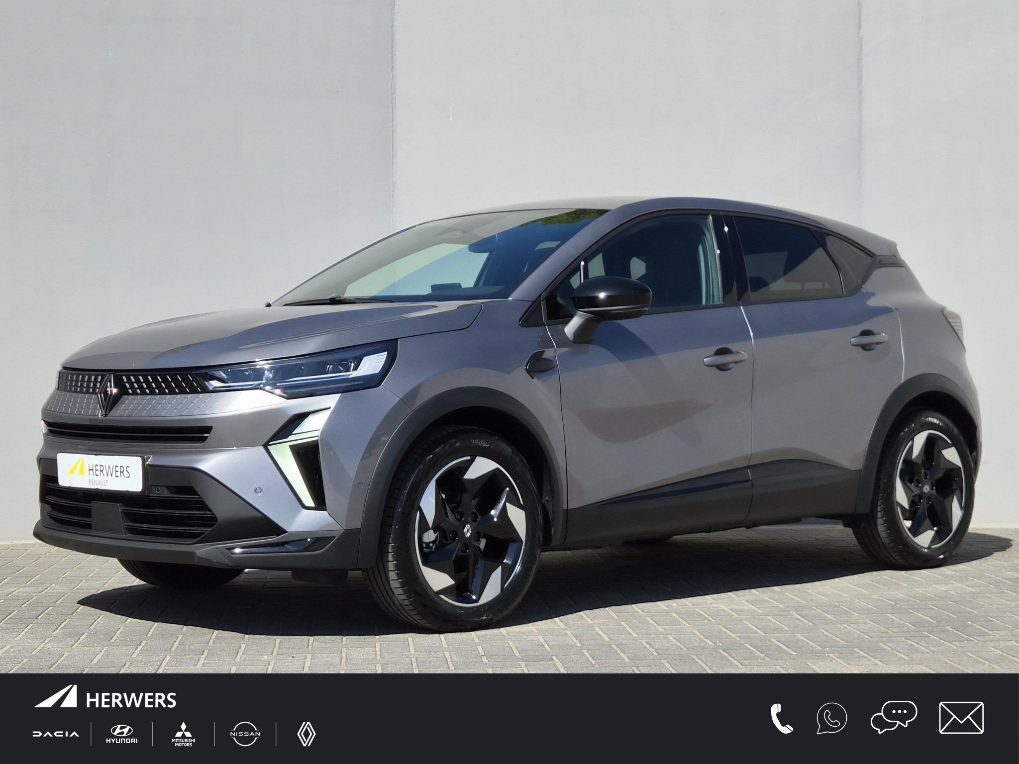 Renault Captur 1.8 E-Tech full hybrid 160 techno / Fabrieksg, Auto's, 4 cilinders, Leder en Stof, Bedrijf, Hybride Elektrisch/Benzine