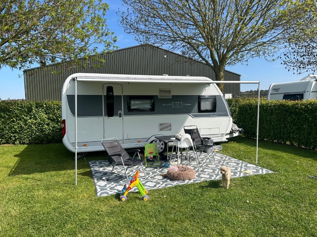 Thule zakluifel 4,50 meter, Caravans en Kamperen, Ophalen, Gebruikt, PVC, Thule