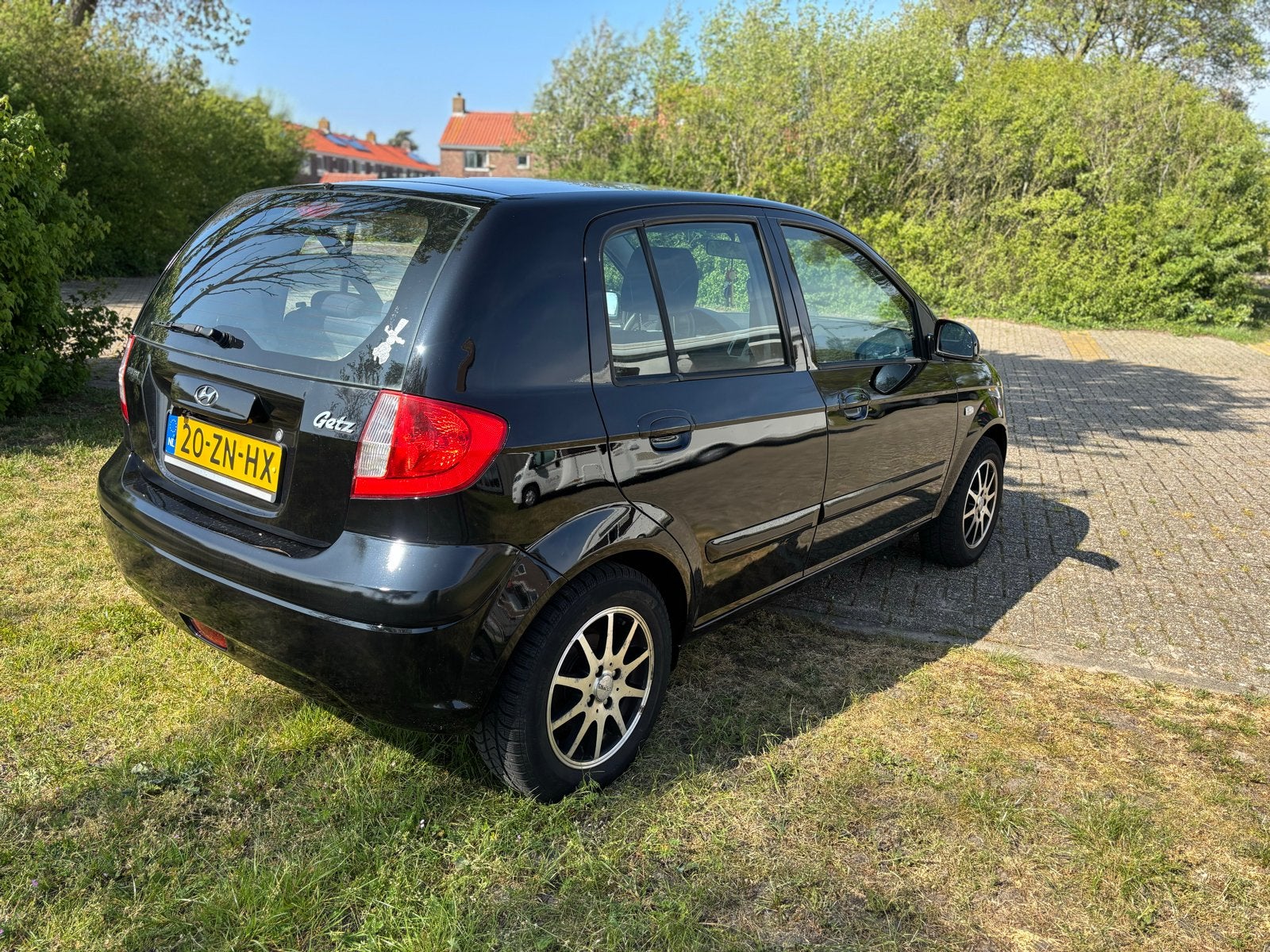 Hyundai Getz 1.1 5DRS 2008 Zwart, Auto's, Hyundai, Particulier, Getz, Benzine, B, Hatchback, Handgeschakeld, Origineel Nederlands