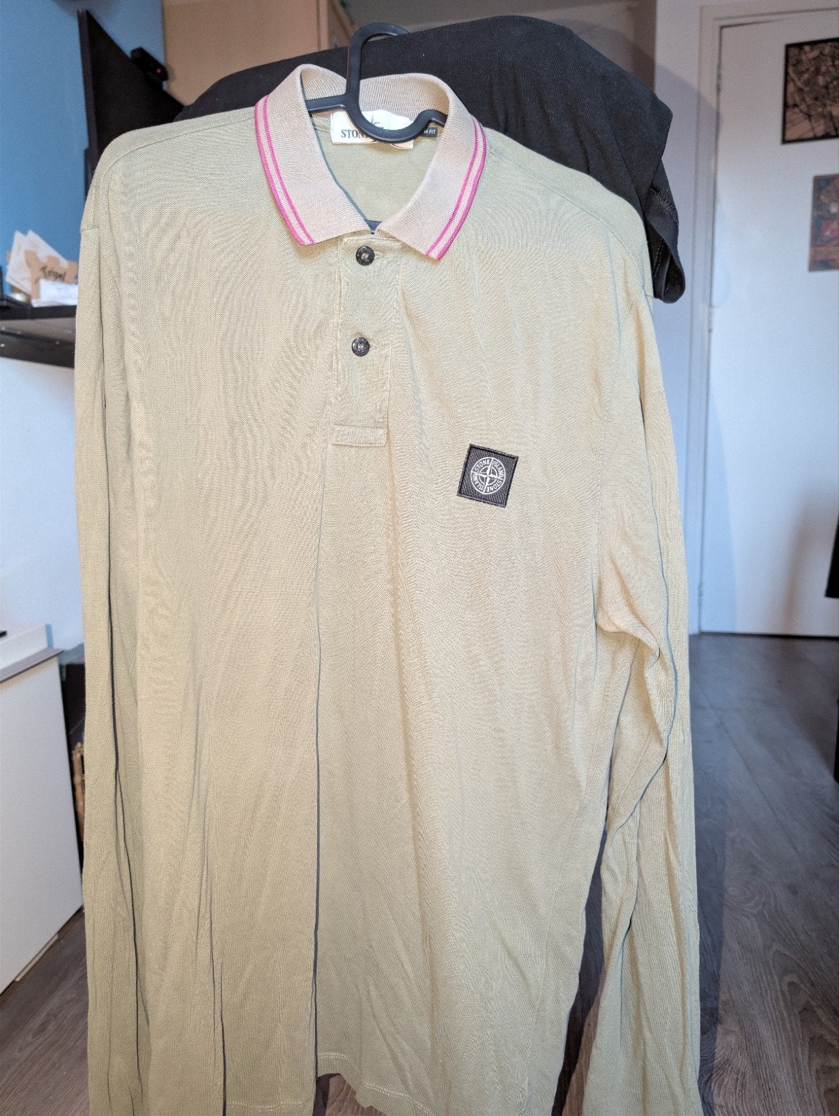 Originele Stone Island longsleeve - Nieuwstaat maat L, Beige, Overige maten, Ophalen of Verzenden, Stone Island