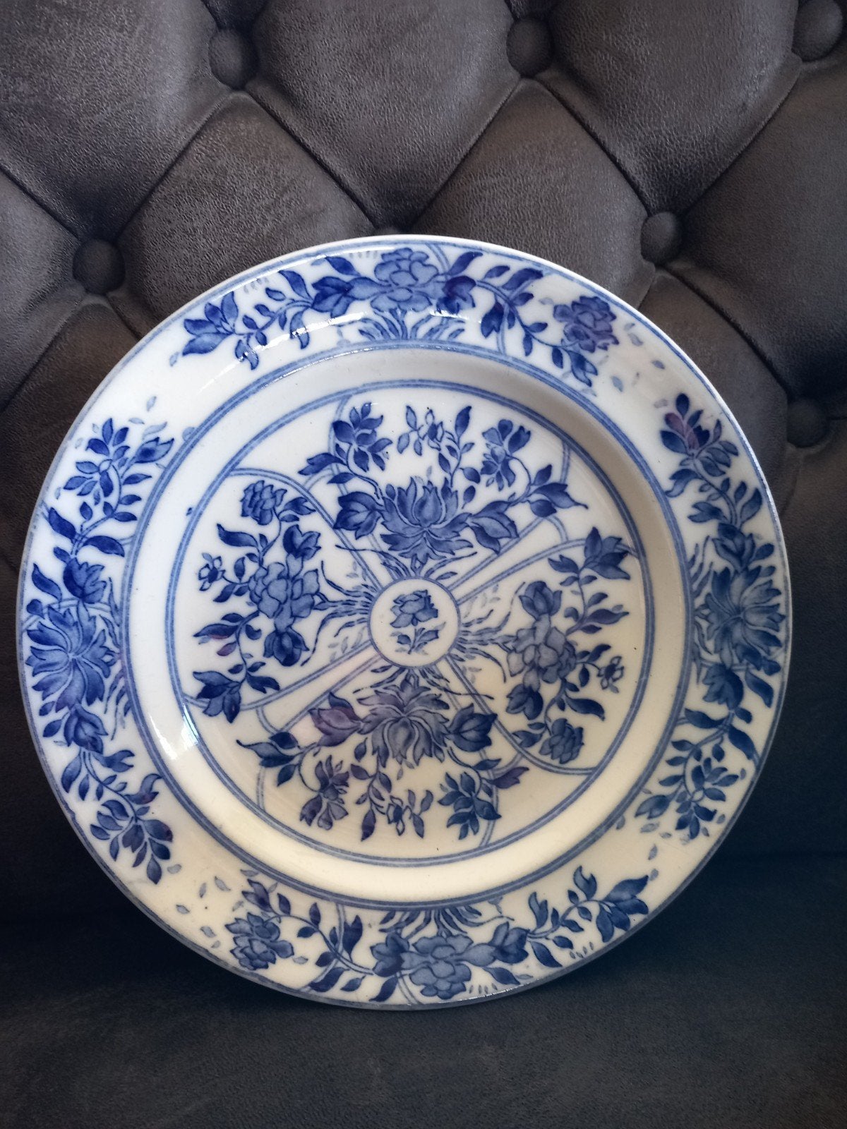 Antiek Petrus Regout " Mikado" 25,5 cm perfecte st € 20, Ophalen of Verzenden