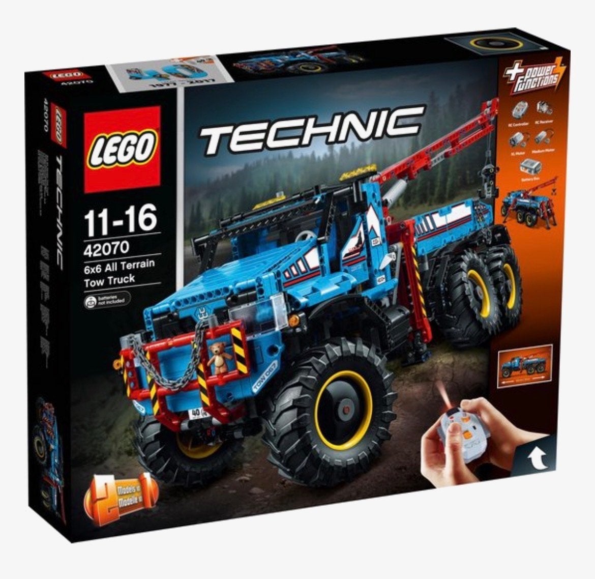 LEGO Technic 42070 6x6 All Terrain Takelwagen, Kinderen en Baby's, Speelgoed | Duplo en Lego, Ophalen of Verzenden, Zo goed als nieuw