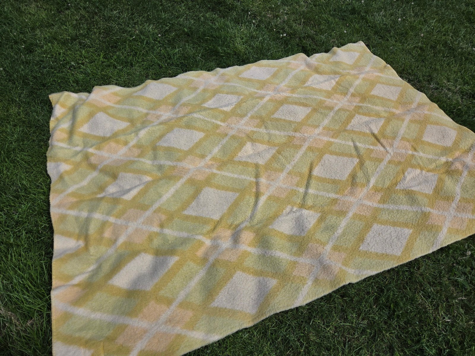 Wollen deken, Huis en Inrichting, Woonaccessoires | Plaids en Woondekens, Ophalen of Verzenden