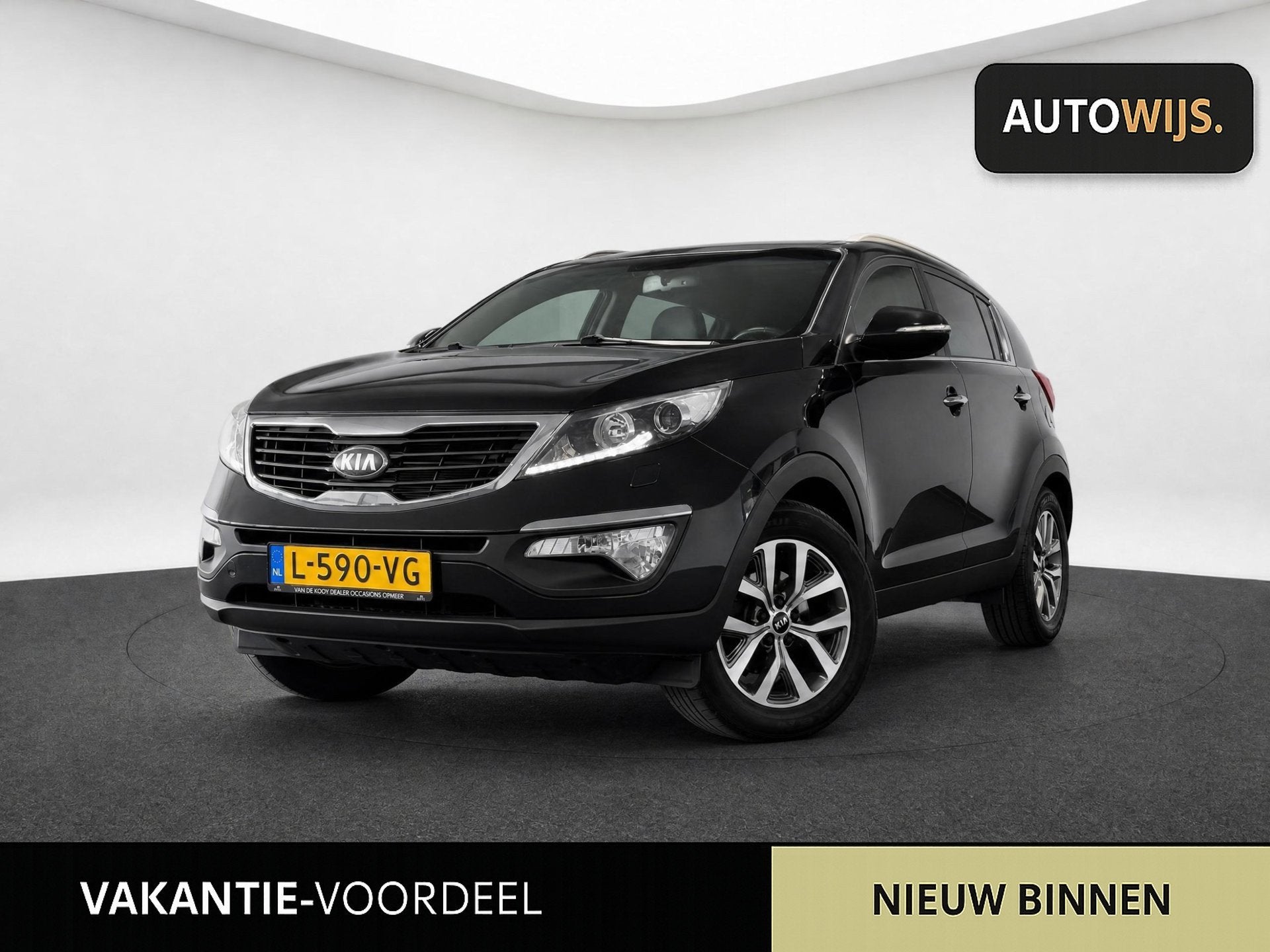Kia Sportage 2.0 DynamicPlusLine|AUT|NAVI|XENON|GOED ONDERHO, Auto's, Kia, Stof, Gebruikt, Beige, 4 cilinders