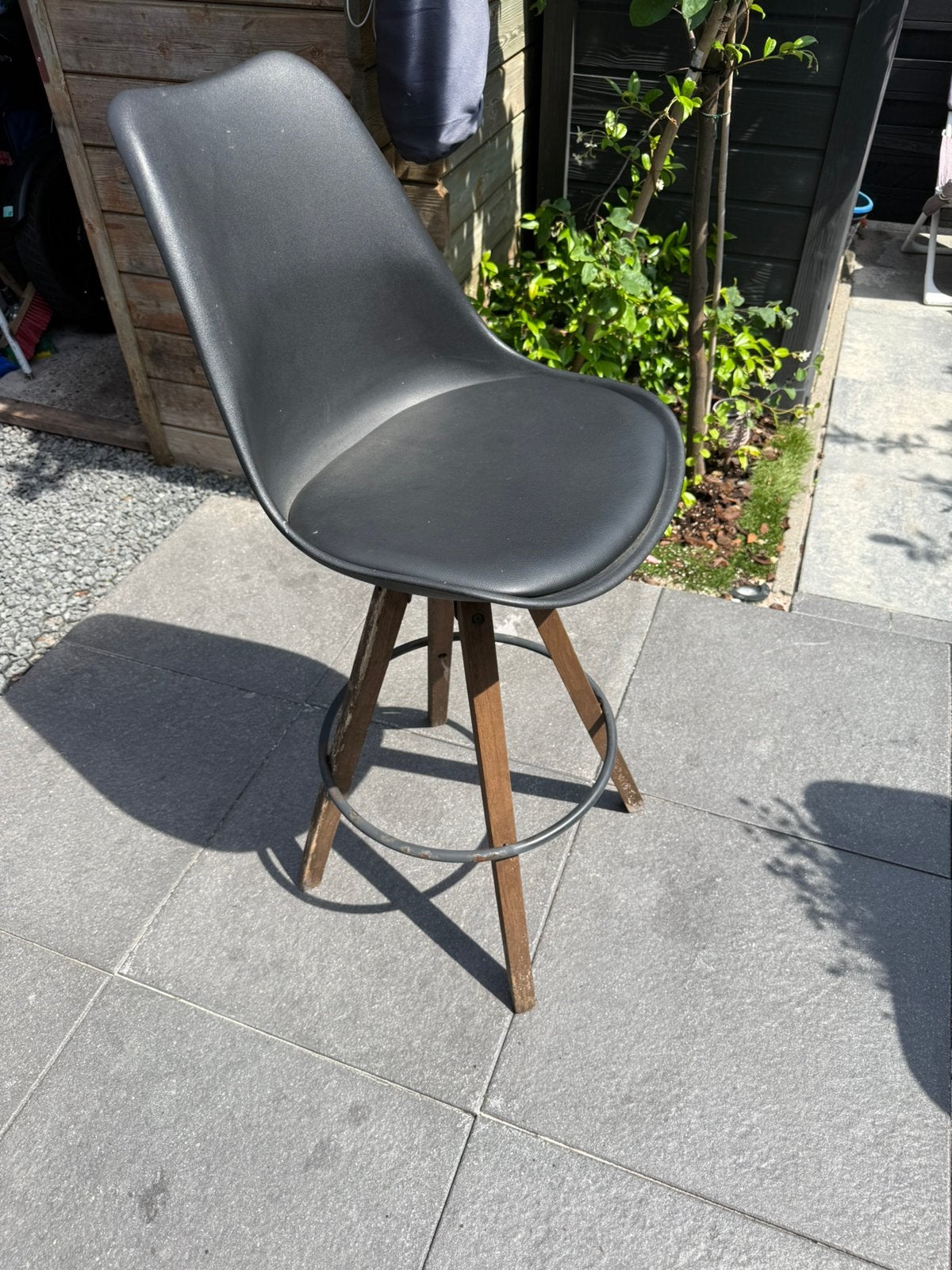 4 barkrukken, Ophalen, Gebruikt, Met voetsteun, 90 cm of meer
