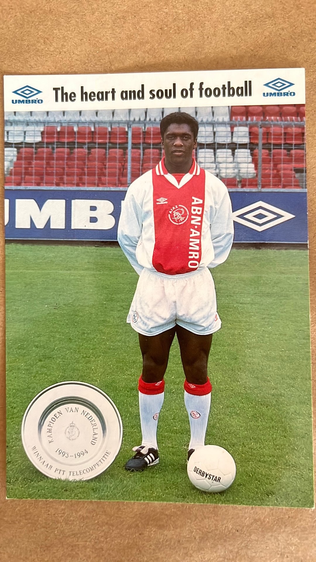Ajax spelerskaart Clarence SEEDORF, Ophalen of Verzenden, Zo goed als nieuw, Ajax, Spelerskaart