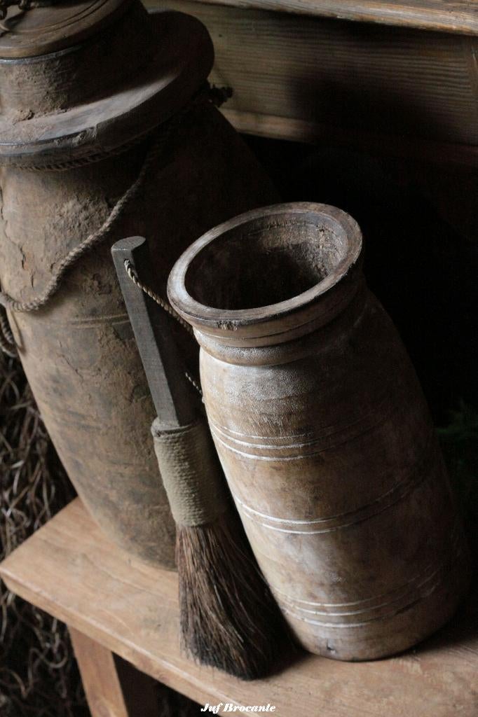 Nepalese kruik, Nepalese kruiken, vaas, sober en stoer, Www.jufbrocante.nl, Www.jufbrocante.nl, Nieuw, Ophalen of Verzenden