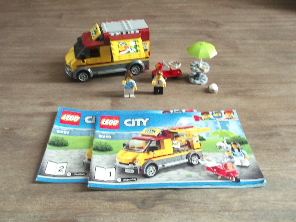 lego 60150 pizza van (2017), Ophalen of Verzenden, Gebruikt, Complete set, Lego