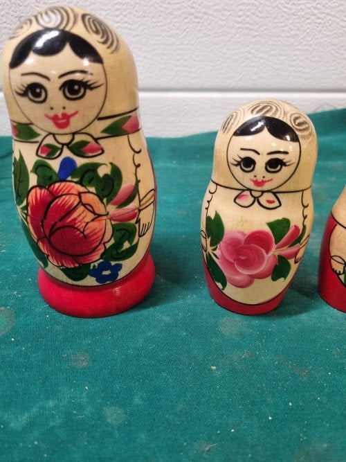 matroesjka zes stuks hout, Ophalen of Verzenden, 'T Olde Gre-j, Info@toldegrej.nl, Endepoelstraat 20f Didam