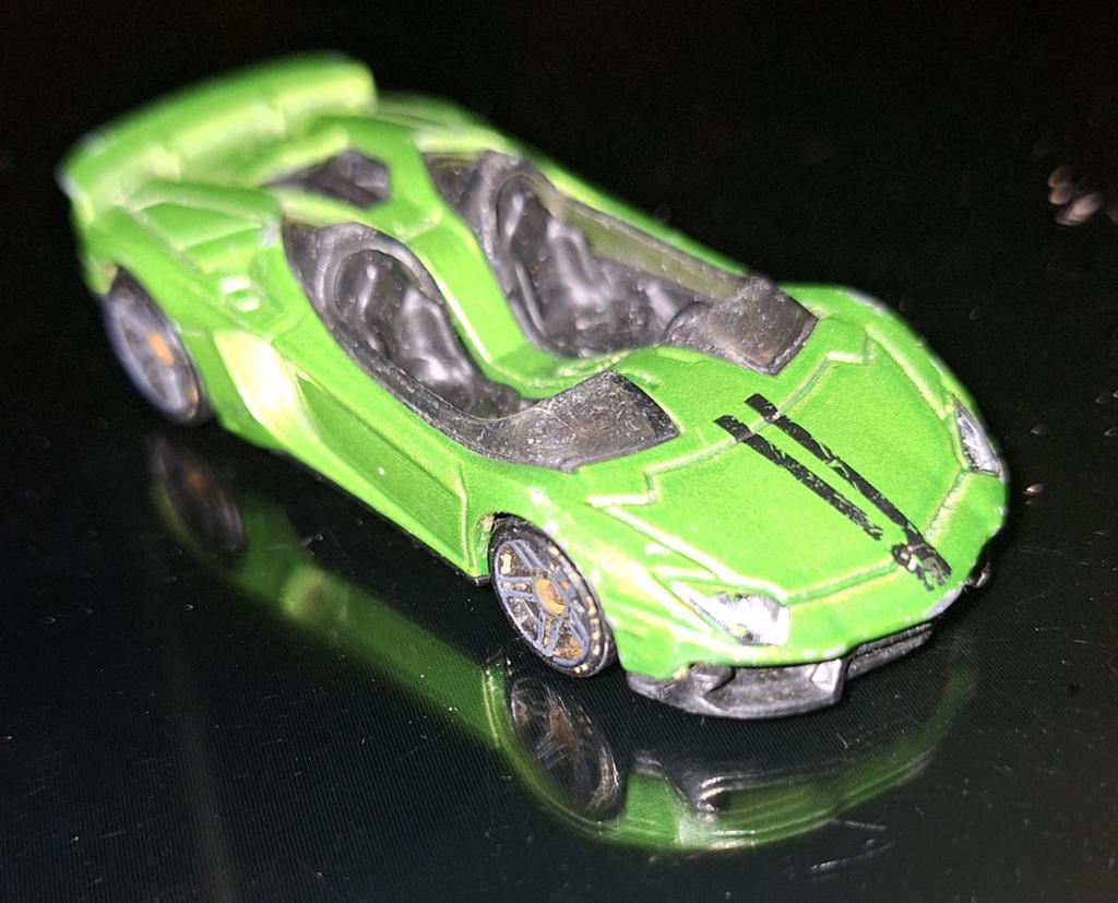 Hotwheels lamborghini aventador, Ophalen of Verzenden, Zo goed als nieuw, Auto