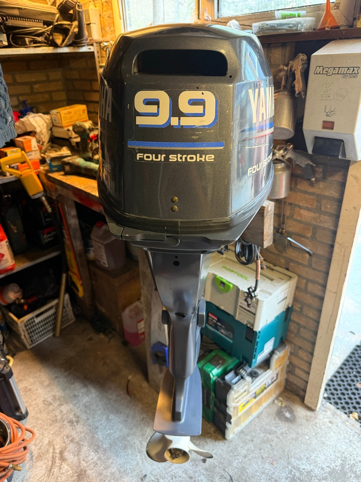 Yamaha 15 pk langstaart buitenboordmotor (9,9 kap), Watersport en Boten, 10 tot 30 pk, Gebruikt, Met afstandsbediening, Ophalen of Verzenden