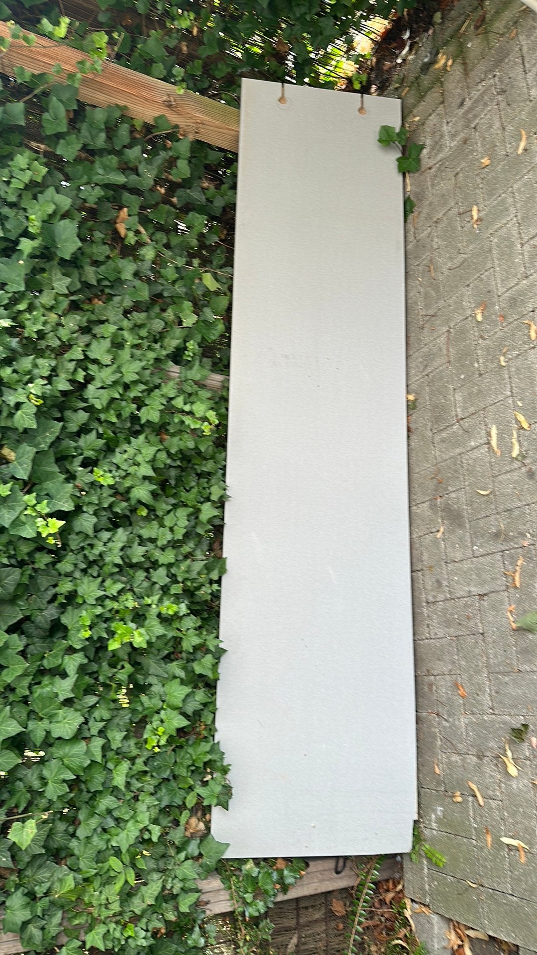 Mooie zware bureauplank geplastificeerd, Ophalen, Gebruikt