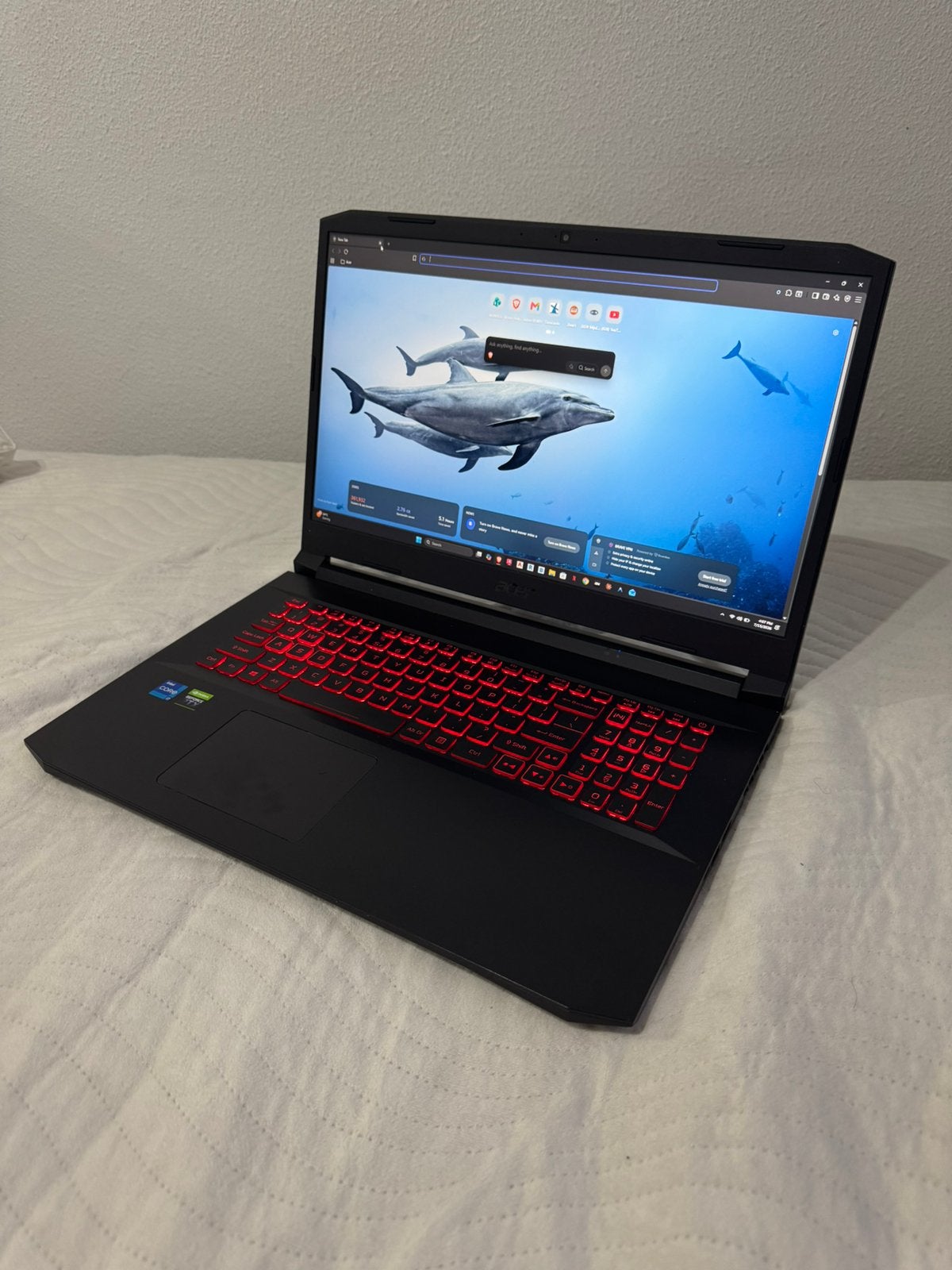 Acer Nitro 5 (AN517-54) Gaming Laptop, Computers en Software, Windows Laptops, Ophalen, 2 tot 3 Ghz, Zo goed als nieuw, Gaming