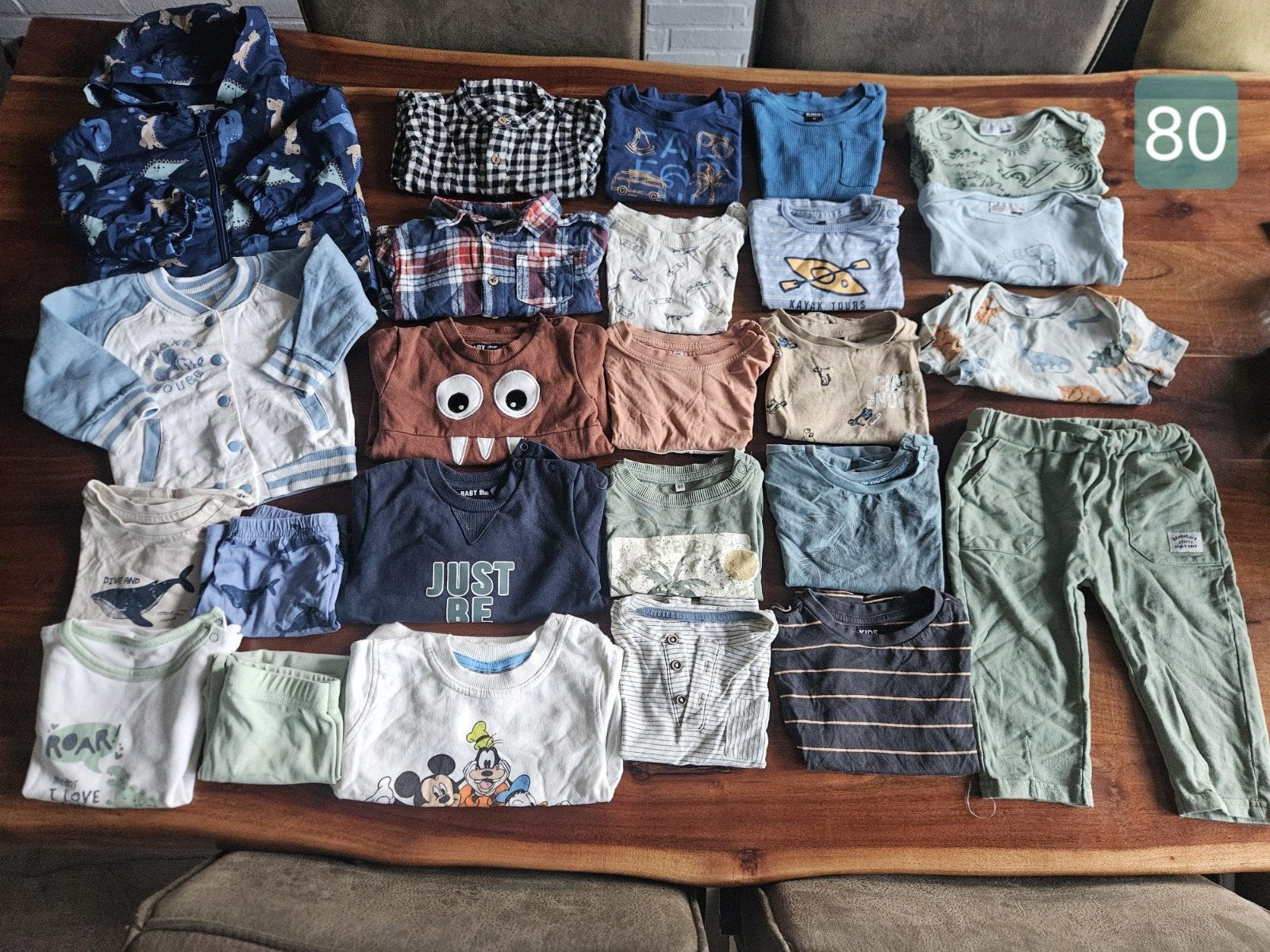 Jongens kledingpakket maten 50/56 t/m 80, Ophalen of Verzenden, Zo goed als nieuw, Jongetje