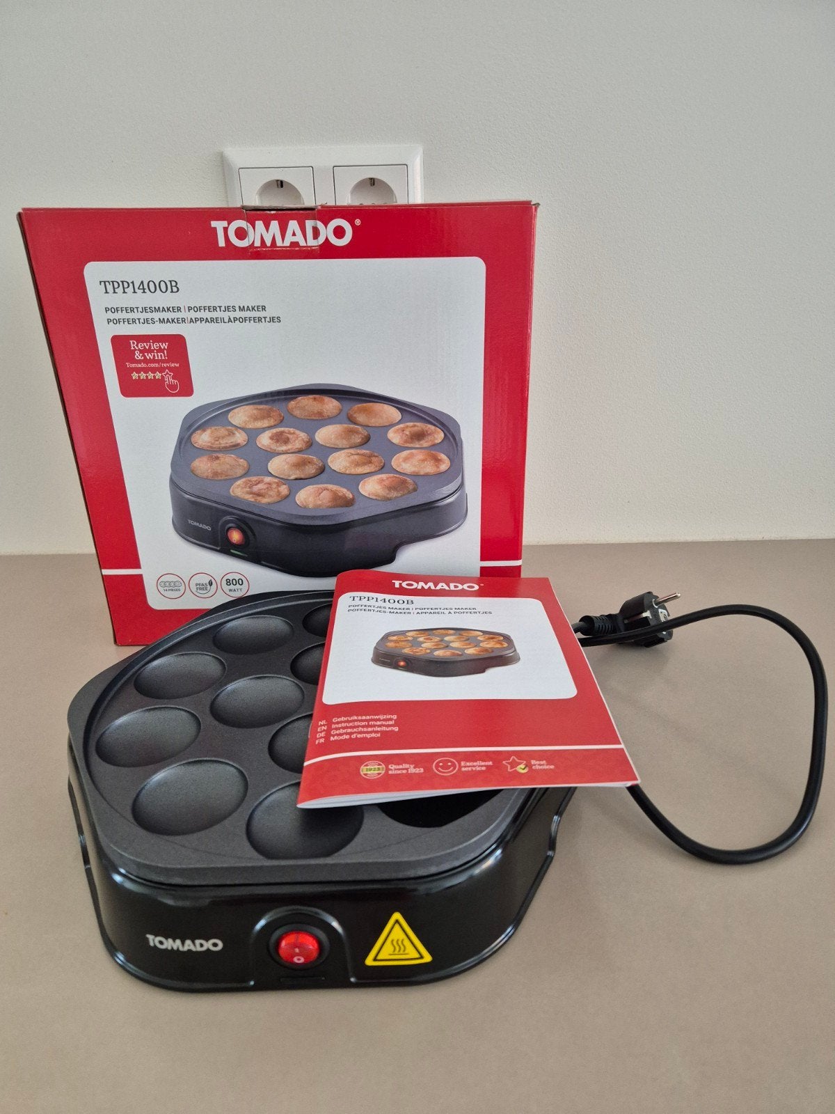 Poffertjespan /poffertjes maker 2x gebruikt!, Ophalen, Zo goed als nieuw
