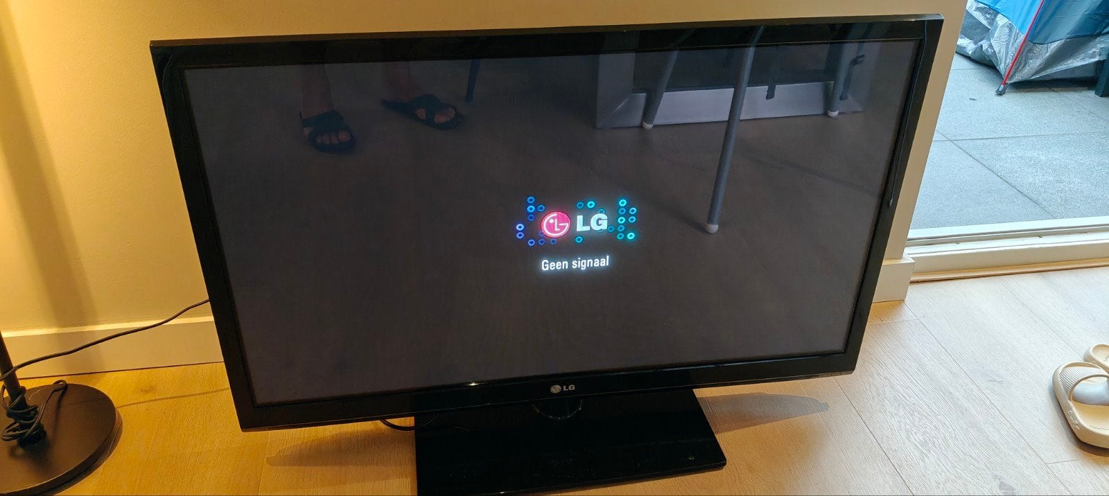 LG 42 inch plasma tv te koop, Ophalen, Gebruikt, 50 Hz, HD Ready (720p)
