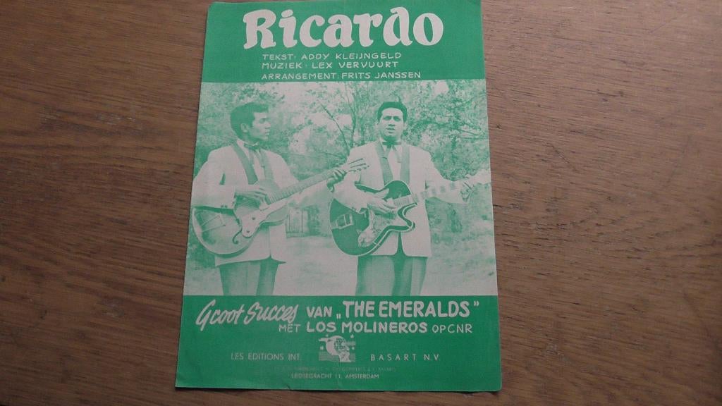 Ricardo - the emeralds, Ophalen of Verzenden, Gebruikt, Artiest of Componist, Populair