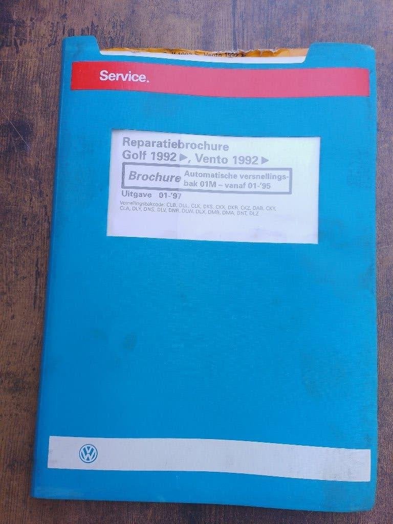 Volkswagen Golf 3 dealer werkplaatsboek Automaatbak 01M, Verzenden, Gelezen, Volkswagen