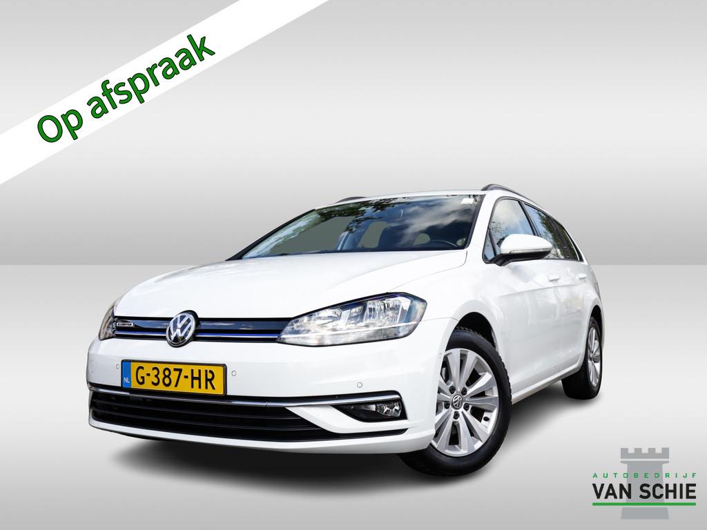 Volkswagen Golf Variant 1.5 TGI CNG Comfortline 1e-Eig. & De, Auto's, 12 maanden, Stof, 4 cilinders, Wit