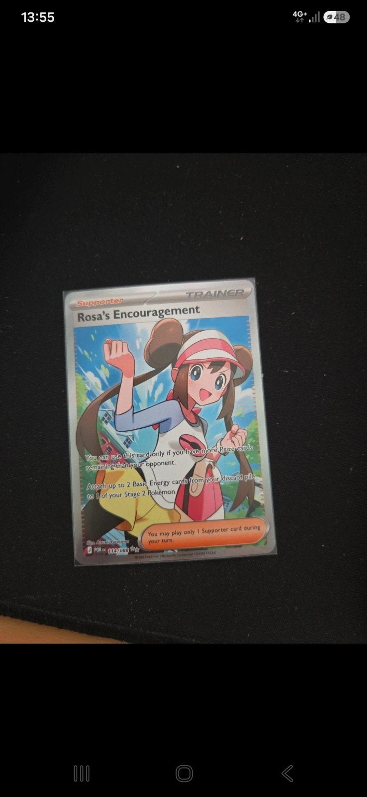 Rosa's Encouragement 114/088 - Full Art Trainer Kaart, Ophalen of Verzenden, Zo goed als nieuw, Losse kaart